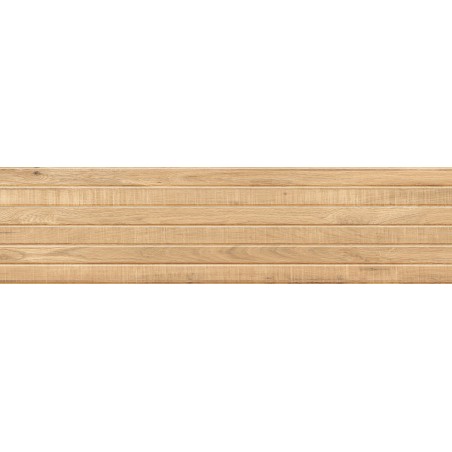 Mexen Western Wood Béžový, glazovaný rektifikovaný gres G1, drevopodobná nástenná dlaždica 120 x 30 cm, matný