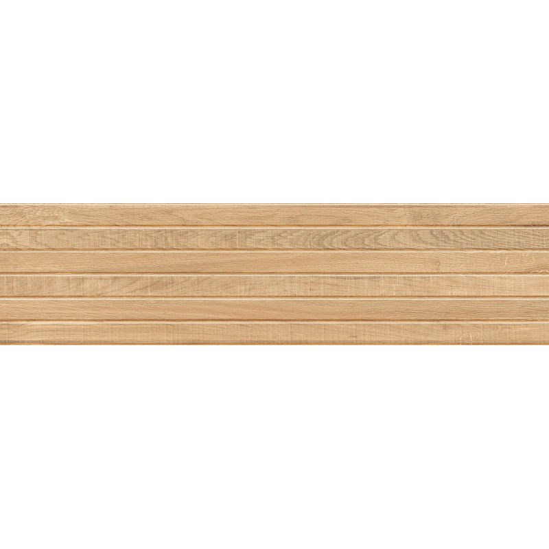 Mexen Western Wood Béžový glazovaný gres rekt. G1, dlaždica drevopodobná stenová 120 x 30 cm, mat - TL702-120-030-55