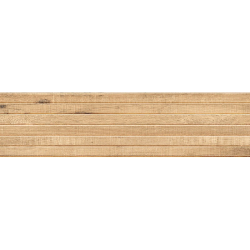 Mexen Western Wood Béžový, glazovaný rektifikovaný gres G1, drevopodobná nástenná dlaždica 120 x 30 cm, matný