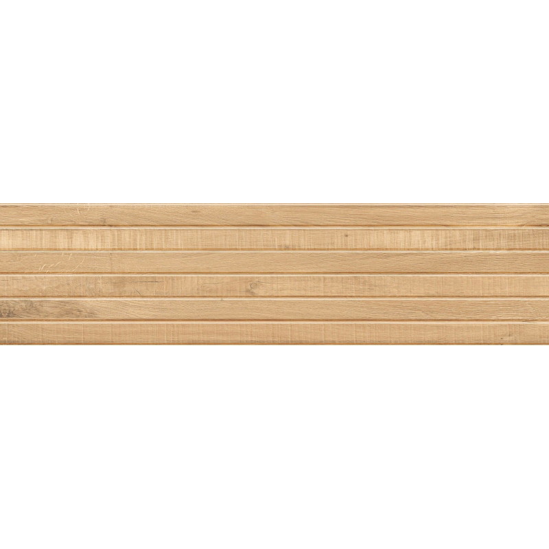 Mexen Western Wood Béžový, glazovaný rektifikovaný gres G1, drevopodobná nástenná dlaždica 120 x 30 cm, matný