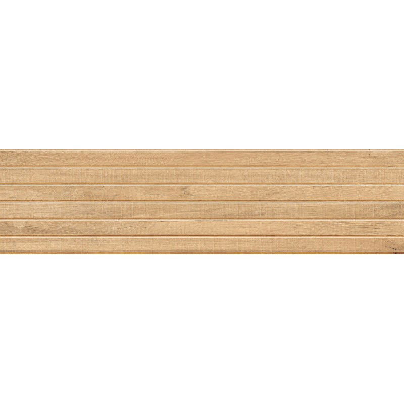 Mexen Western Wood Béžový glazovaný gres rekt. G1, dlaždica drevopodobná stenová 120 x 30 cm, mat - TL702-120-030-55