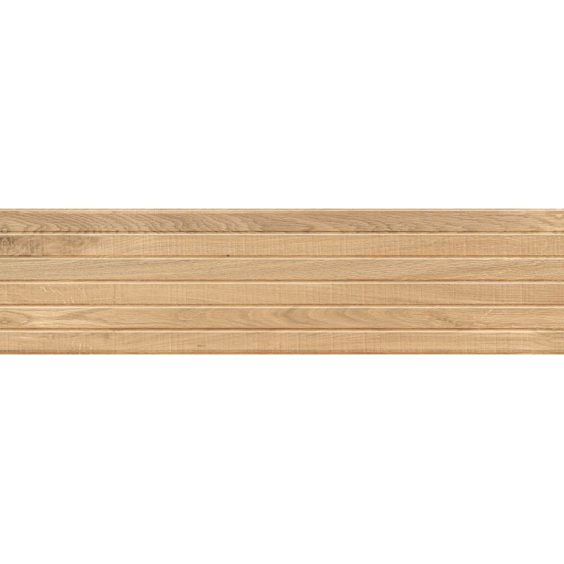 Mexen Western Wood Béžový, glazovaný rektifikovaný gres G1, drevopodobná nástenná dlaždica 120 x 30 cm, matný
