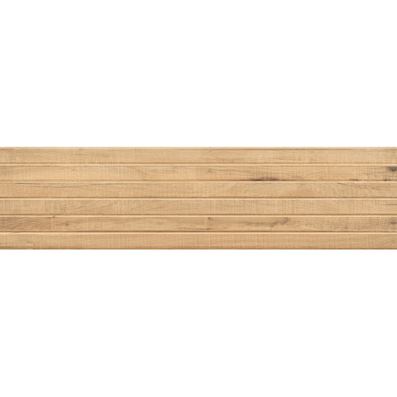 Mexen Western Wood Béžový, glazovaný rektifikovaný gres G1, drevopodobná nástenná dlaždica 120 x 30 cm, matný