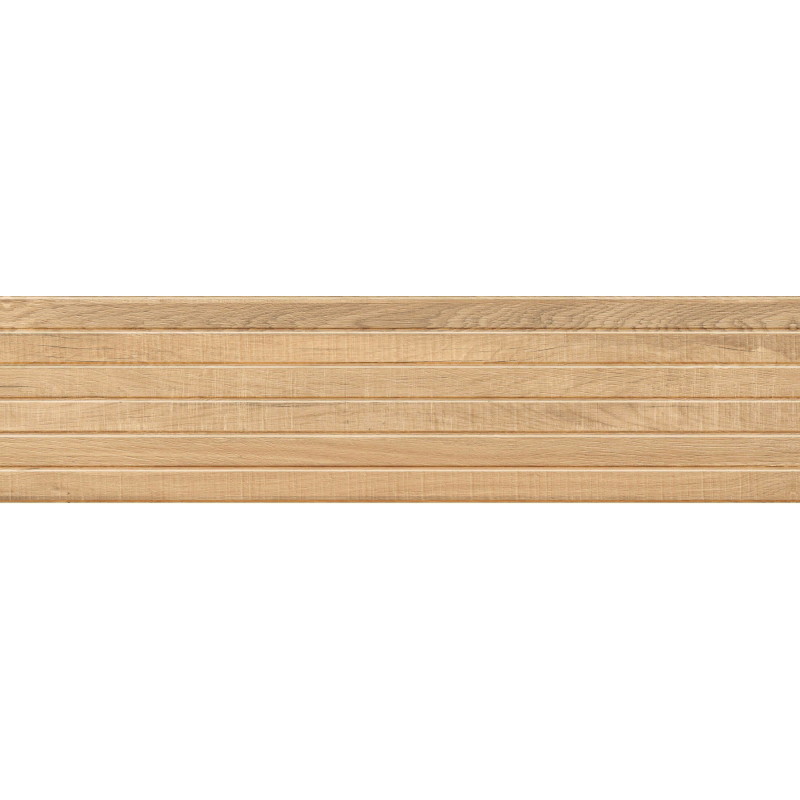 Mexen Western Wood Béžový, glazovaný rektifikovaný gres G1, drevopodobná nástenná dlaždica 120 x 30 cm, matný
