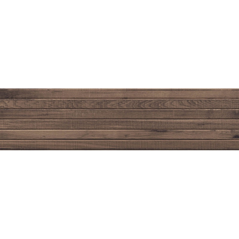 Mexen Western Wood Choco gres glazovaný rekt. G1, drevný obkladový panel 120 x 30 cm, matný - TL702-120-030-56