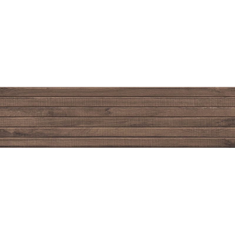 Mexen Western Wood Choco gres glazovaný rekt. G1, drevný obkladový panel 120 x 30 cm, matný - TL702-120-030-56