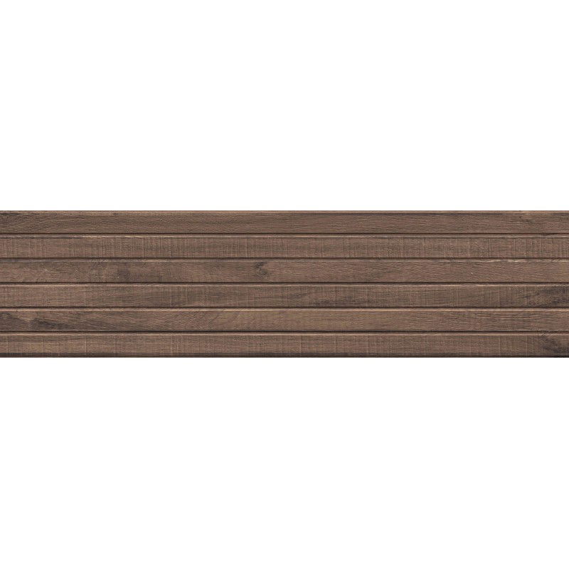 Mexen Western Wood Choco gres glazovaný rekt. G1, obklad na stenu imitujúci drevo 120 x 30 cm, mat - TL702-120-030-56