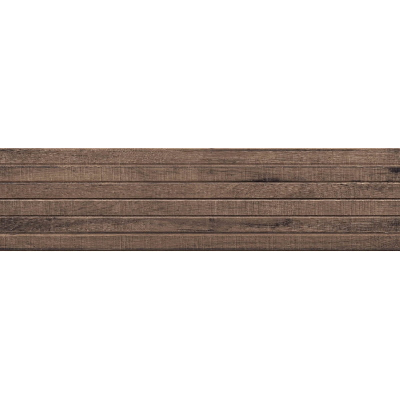 Mexen Western Wood Choco gres glazovaný rekt. G1, drevný obkladový panel 120 x 30 cm, matný - TL702-120-030-56