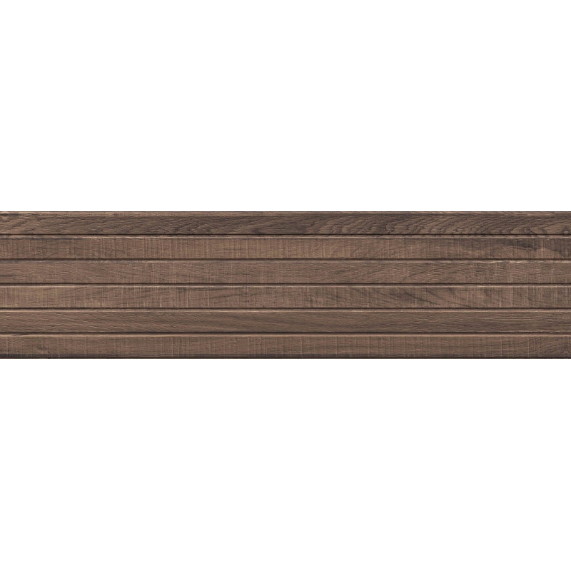 Mexen Western Wood Choco gres glazovaný rekt. G1, drevný obkladový panel 120 x 30 cm, matný - TL702-120-030-56