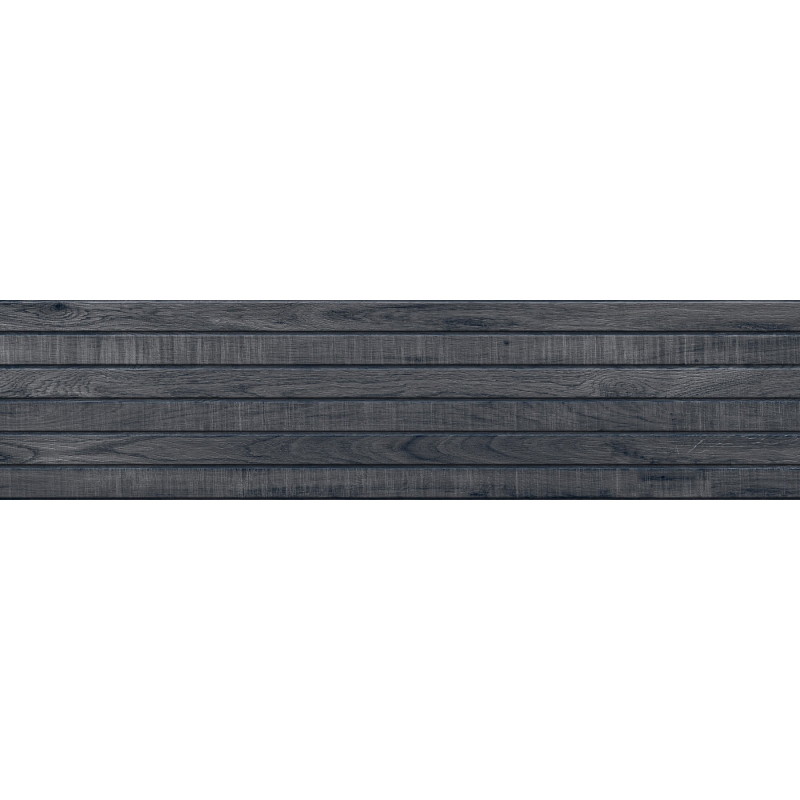 Mexen Western Wood Nero gres glazovaný rekt. G1, dlaždica podobná drevu nástenná 120 x 30 cm, mat - TL702-120-030-58
