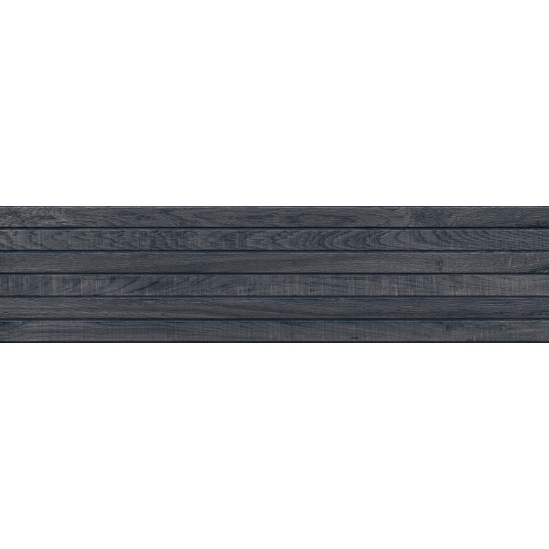 Mexen Western Wood Nero gres glazovaný rekt. G1, dlaždica podobná drevu nástenná 120 x 30 cm, mat - TL702-120-030-58