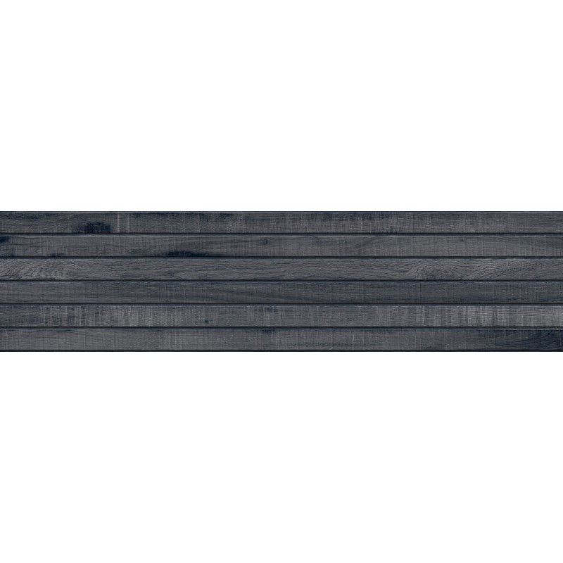 Mexen Western Wood Nero glazovaný gres rekt. G1, dlaždica dreveného vzhľadu podlahová-stenová 120 x 30 cm, matná