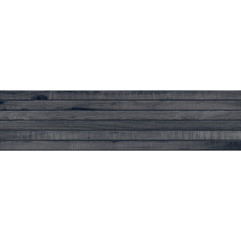 Mexen Western Wood Nero gres glazovaný rekt. G1, dlaždica podobná drevu nástenná 120 x 30 cm, mat - TL702-120-030-58