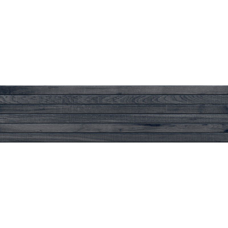 Mexen Western Wood Nero glazúrovaný rektifikovaný gres G1, dlaždica na stenu imitácia dreva 120 x 30 cm, mat