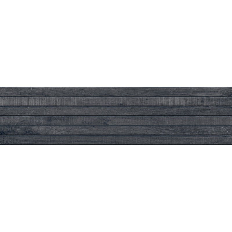 Mexen Western Wood Nero glazovaný gres rekt. G1, dlaždica dreveného vzhľadu podlahová-stenová 120 x 30 cm, matná