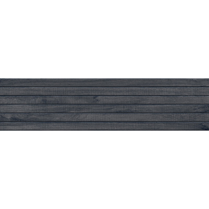 Mexen Western Wood Nero gres glazovaný rekt. G1, dlaždica podobná drevu nástenná 120 x 30 cm, mat - TL702-120-030-58