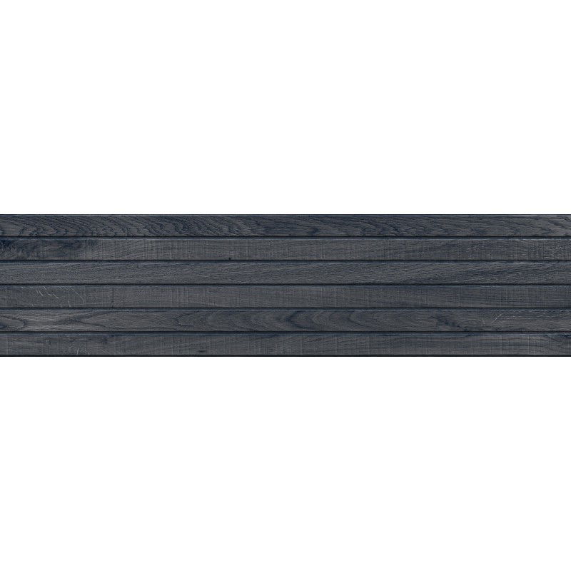 Mexen Western Wood Nero glazúrovaný rektifikovaný gres G1, dlaždica na stenu imitácia dreva 120 x 30 cm, mat