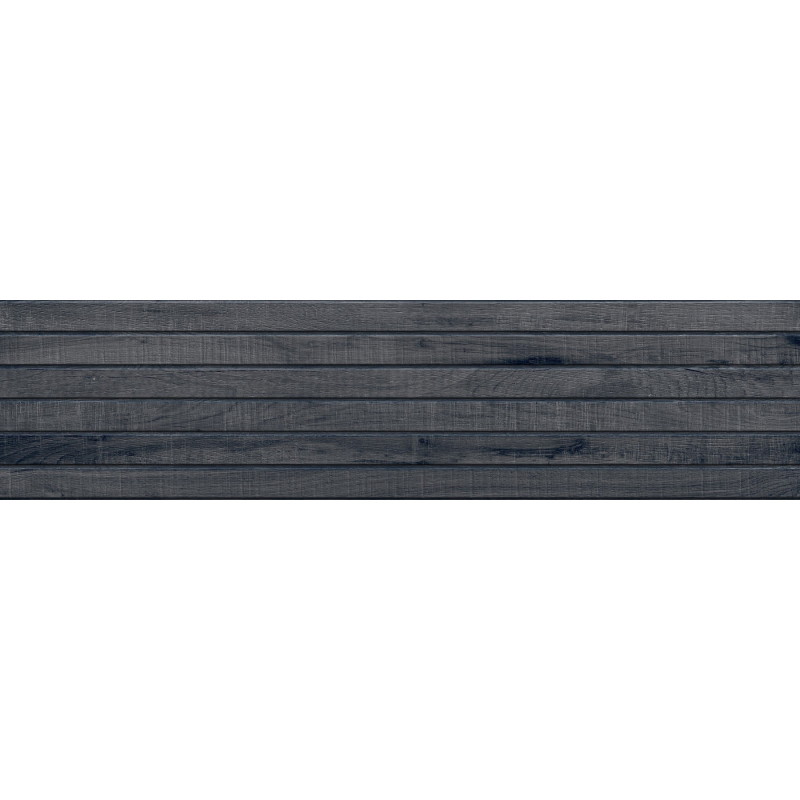 Mexen Western Wood Nero gres glazovaný rekt. G1, dlaždica podobná drevu nástenná 120 x 30 cm, mat - TL702-120-030-58