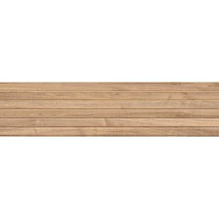 Mexen Mulberry Wood Honey gres glazovaný rek. G1, drevodekoratívna nástenná dlažba 120 x 30 cm, mat - TL703-120-030-51