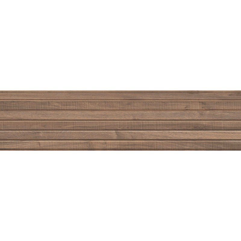Mexen Mulberry Wood Hnedá glazovaná rektifikovaná dlažba G1, obklad s imitáciou dreva 120 x 30 cm, mat - TL703-120-030-50