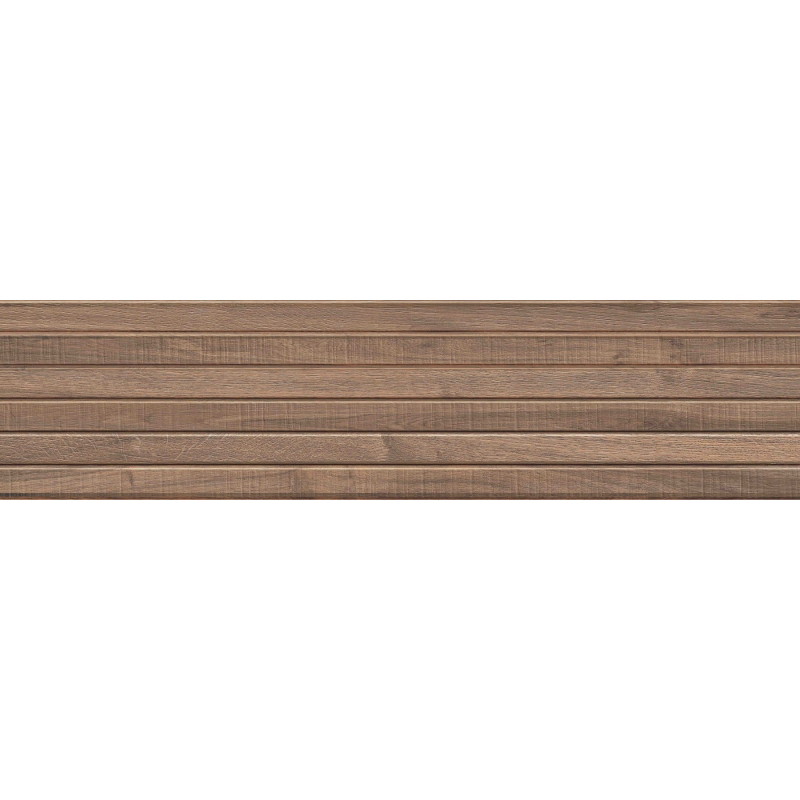 Mexen Mulberry Wood Hnedý glazovaný gres rekt. G1, stena drevopodobná dlaždica 120 x 30 cm, matná - TL703-120-030-50