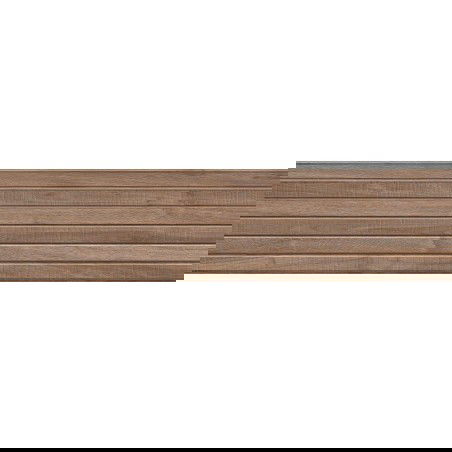 Mexen Mulberry Wood Hnedý glazovaný rektifikovaný gres G1, podlaha a stena podobná drevu 120 x 30 cm, matný