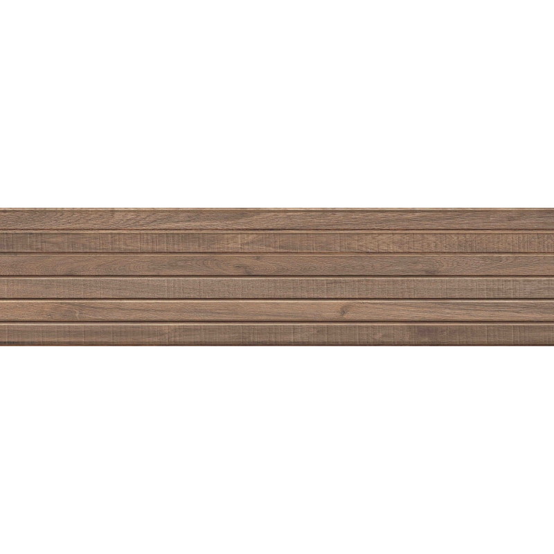 Mexen Mulberry Wood Hnedý glazovaný gres rekt. G1, stena drevopodobná dlaždica 120 x 30 cm, matná - TL703-120-030-50