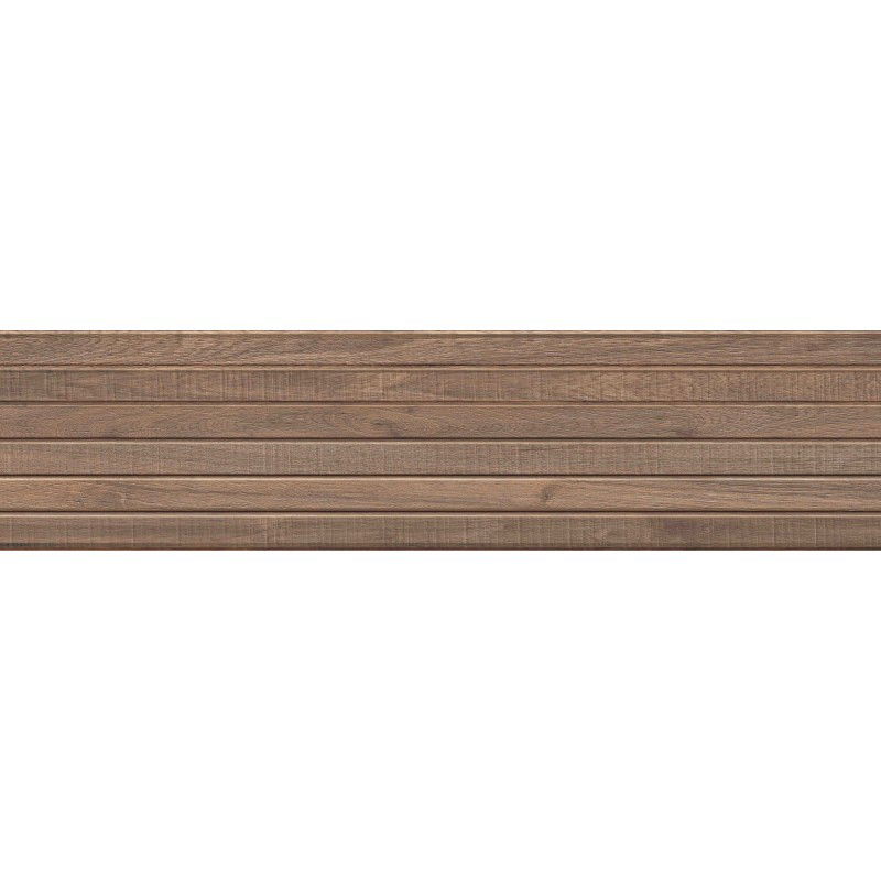Mexen Mulberry Wood Hnedý glazovaný rektifikovaný gres G1, podlaha a stena podobná drevu 120 x 30 cm, matný