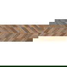 Mexen Native Hnedý glazovaný gres rek. G1, dlaždice podobná drevu, podlaha-stena 120 x 30 cm, carving - TL704-120-030-01