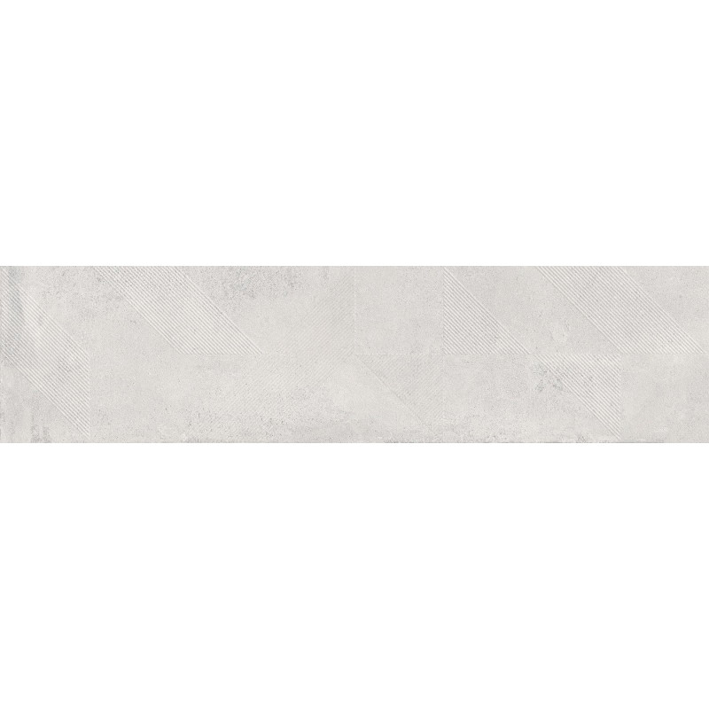 Mexen Lassa Spiga Bianco glazovaný gres rekt. G1, nástenná dlaždica 120 x 30 cm, mat - TL705-120-030-52