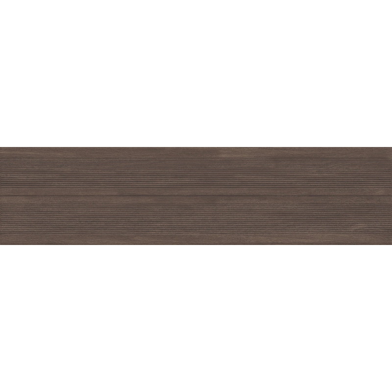 Mexen Prestige Wood Káva gres glazúrovaný rekt. G1, drevopodobná nástenná dlaždica 120 x 30 cm, mat - TL706-120-030-51
