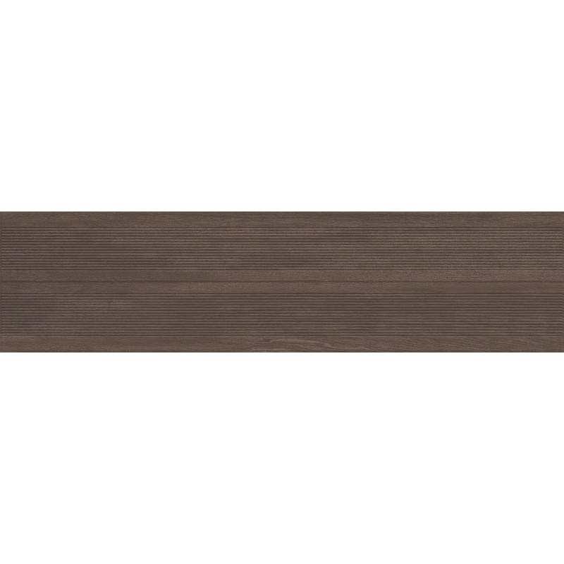 Mexen Prestige Wood Káva gres glazúrovaný rekt. G1, drevopodobná nástenná dlaždica 120 x 30 cm, mat - TL706-120-030-51