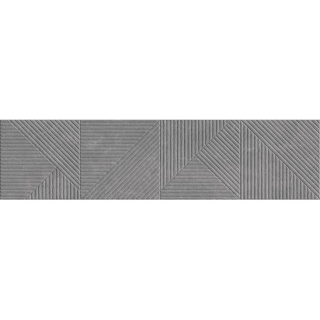 Mexen Magnifica Avenue Nero glazovaný rekt. G1, nástenná dlaždica 120 x 30 cm, matná - TL707-120-030-51