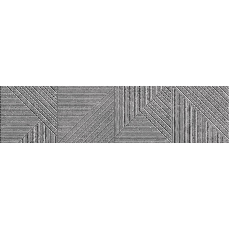 Mexen Magnifica Avenue Nero glazovaný rekt. G1, nástenná dlaždica 120 x 30 cm, matná - TL707-120-030-51