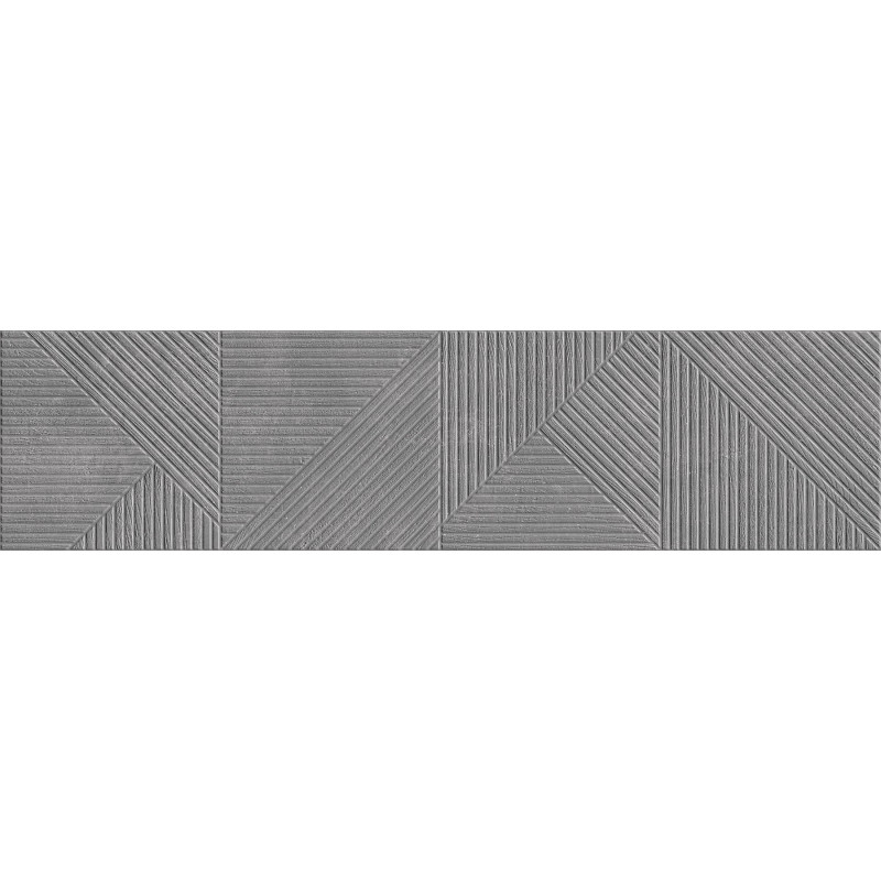 Mexen Magnifica Avenue Nero glazovaný rekt. G1, nástenná dlaždica 120 x 30 cm, matná - TL707-120-030-51