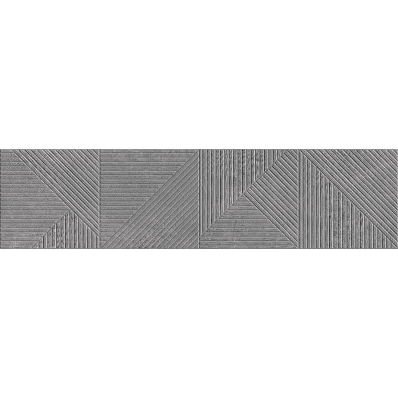 Mexen Magnifica Avenue Nero glazovaný rekt. G1, nástenná dlaždica 120 x 30 cm, matná - TL707-120-030-51