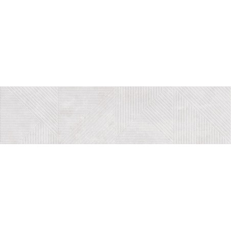 Mexen Magnifica Avenue Bianco glazovaný gres rektifikovaný, obklad 120 x 30 cm, matný - TL707-120-030-53