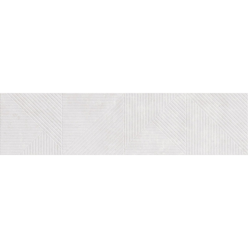 Mexen Magnifica Avenue Bianco glazovaný gres rektifikovaný, obklad 120 x 30 cm, matný - TL707-120-030-53