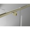 Mexen Exo-R 3S sprchovací kút 3-stenový výklopný 115 x 95 cm, priehľadný, zlatý - 819-115-095-50-00-3S