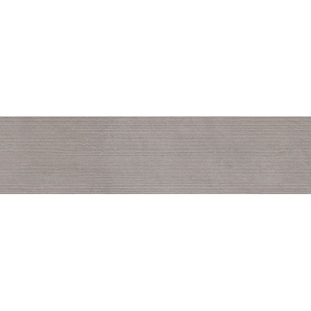 Mexen Oryol Liner Grey leštený rektifikovaný gres G1, nástenná dlaždica 120 x 30 cm, carving - TL708-120-030-52