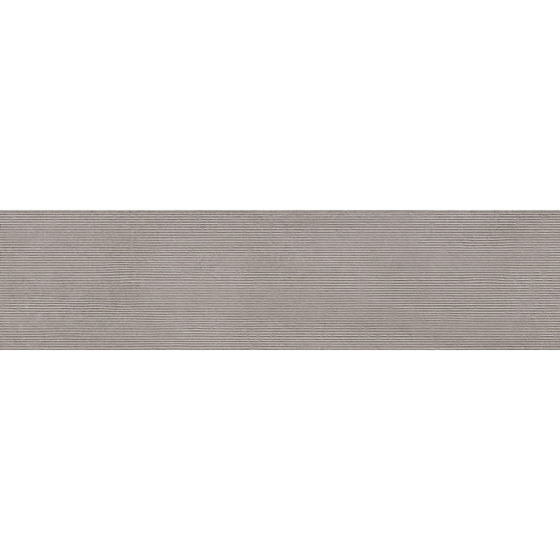 Mexen Oryol Liner Grey leštený rektifikovaný gres G1, nástenná dlaždica 120 x 30 cm, carving - TL708-120-030-52