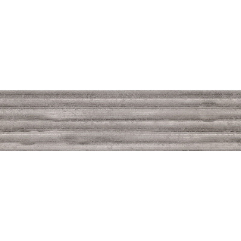 Mexen Oryol Liner Grey leštený rektifikovaný gres G1, nástenná dlaždica 120 x 30 cm, carving - TL708-120-030-52