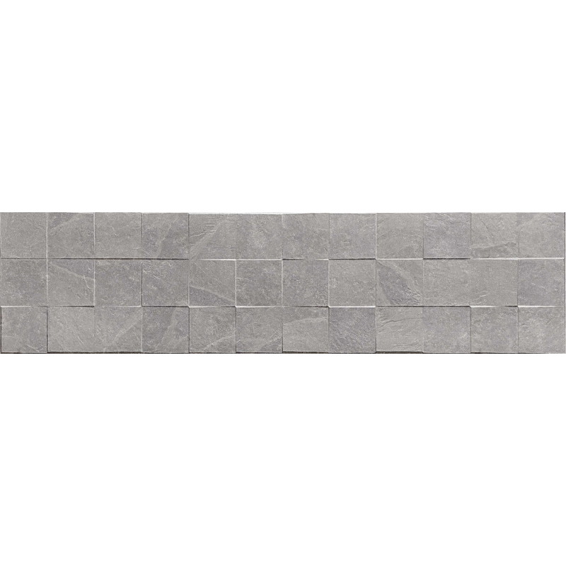 Mexen Icon Lyon Grigio glazovaný gres rekt. G1, nástenná dlaždica 120 x 30 cm, mat - TL712-120-030-51
