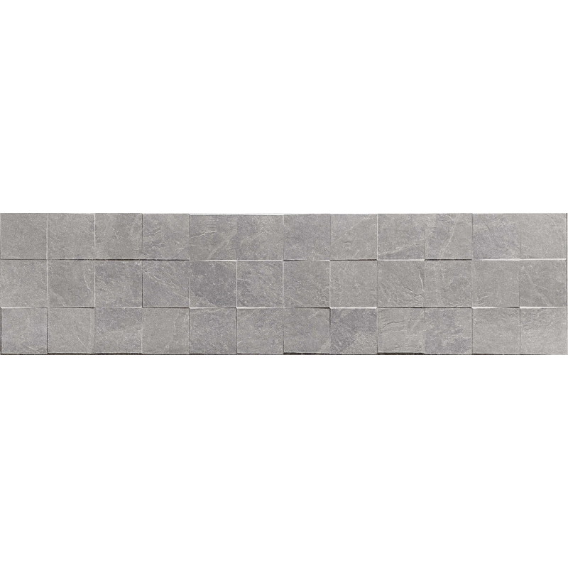 Mexen Icon Lyon Grigio glazovaný gres rekt. G1, nástenná dlaždica 120 x 30 cm, mat - TL712-120-030-51