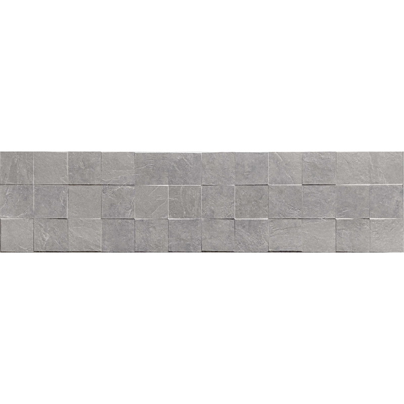Mexen Icon Lyon Grigio glazovaný gres rekt. G1, nástenná dlaždica 120 x 30 cm, mat - TL712-120-030-51