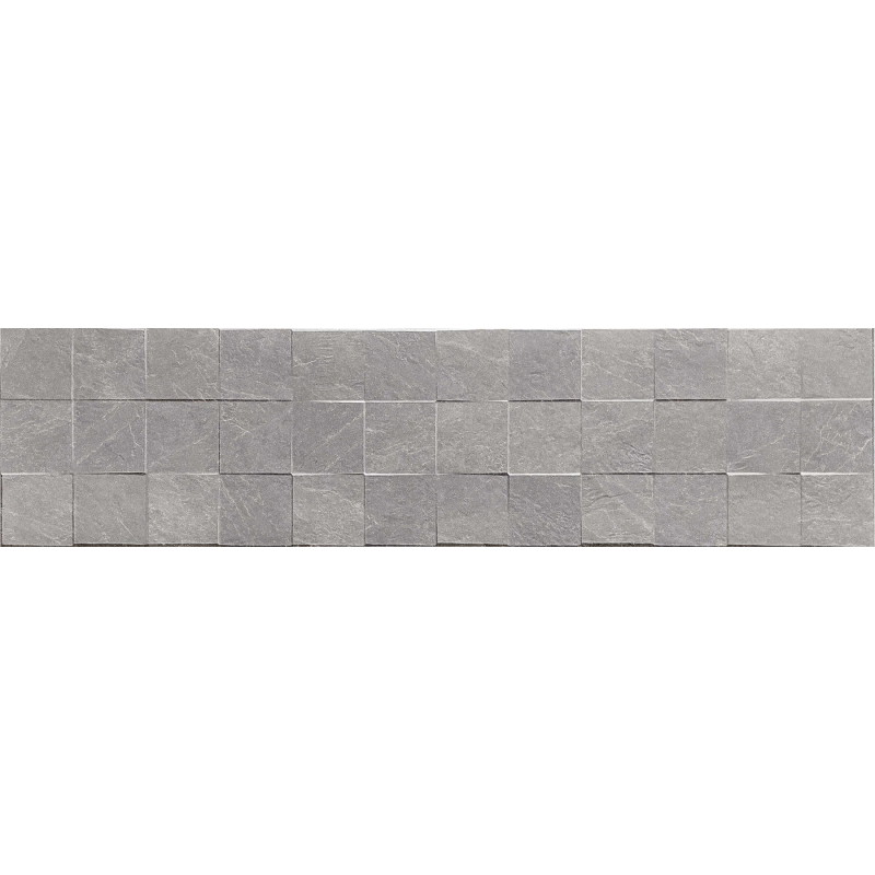 Mexen Icon Lyon Grigio glazovaný gres rekt. G1, nástenná dlaždica 120 x 30 cm, mat - TL712-120-030-51
