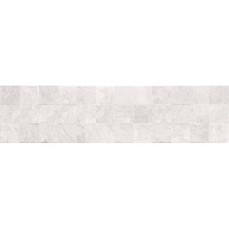 Mexen Icon Lyon Bianco glazovaný gres rekt. G1, stenový obklad 120 x 30 cm, matný - TL712-120-030-53