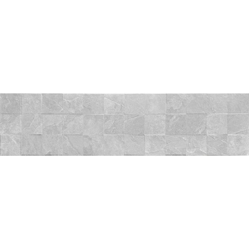 Mexen Icon Lyon Silver glazovaný gres rekt. G1, stenová dlaždica 120 x 30 cm, matná - TL712-120-030-55