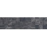 Mexen Riga Lyon Black čierny rektifikovaná G1, drevený obkladový kachliček 120 x 30 cm, matná - TL713-120-030-50
