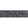 Mexen Riga Lyon Black čierny rektifikovaná G1, drevený obkladový kachliček 120 x 30 cm, matná - TL713-120-030-50